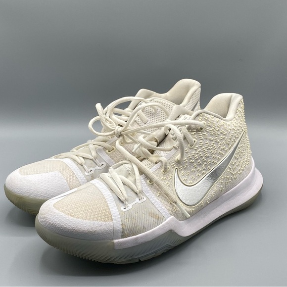 Nike Other - Nike Kyrie 3 White Chrome Shoes​